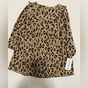 NWT Carter's Toddler Girl Dress - Size 2T - Leopard Print